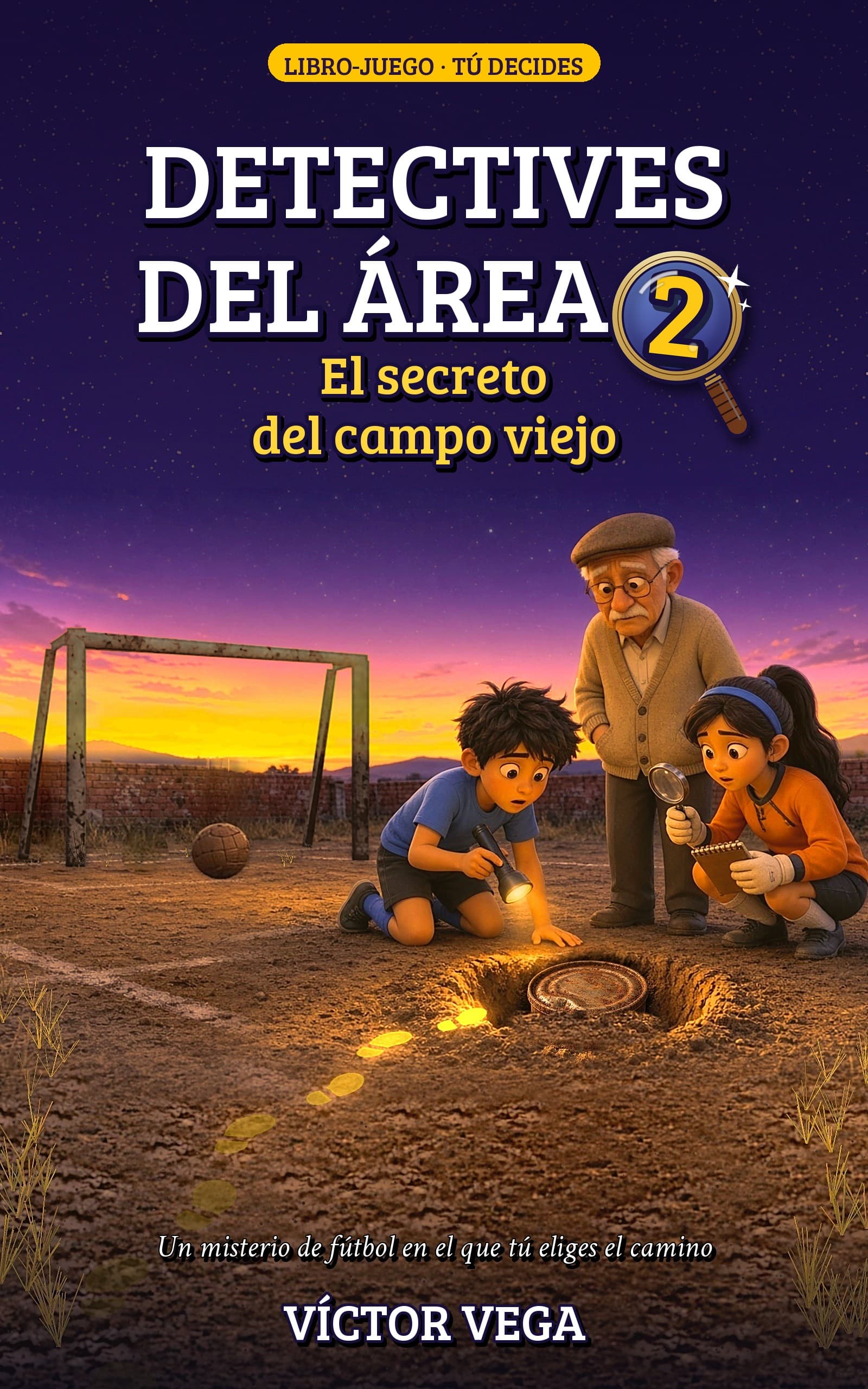 Portada de Detectives del Área 2: El secreto del campo viejo
